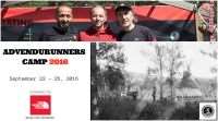 Μια συνομιλία με τους συντελεστές του 1ου Advendurunner's Camp!