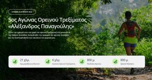 Απόψε τα μεσάνυχτα κλείνουν οι εγγραφές για τον 5ο Αγώνα Ορεινού Τρεξίματος «Αλέξανδρος Παναγούλης»!