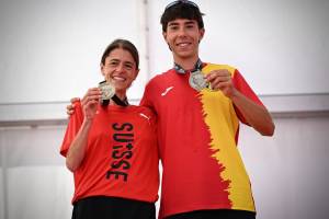 The first of the 27 medals were assigned to Switzerland’s Paola Stampanoni and Lluis Puigvert, from Spain, in the VERTICAL – opener of the 2026 Skyrunning World Championships in La Gomera, Canary Islands. ©Damiano Benedetto Photo