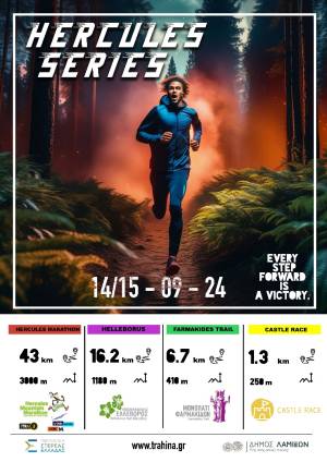 Σάββατο 14 και Κυριακή 15 Σεπτεμβρίου 2024 θα διεξαχθεί στην Υπάτη ο 18ος «Hercules Series»!