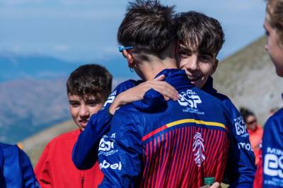 Spain celebrates an incredible nine medals in the VERTICAL. ©Discover Abruzzo